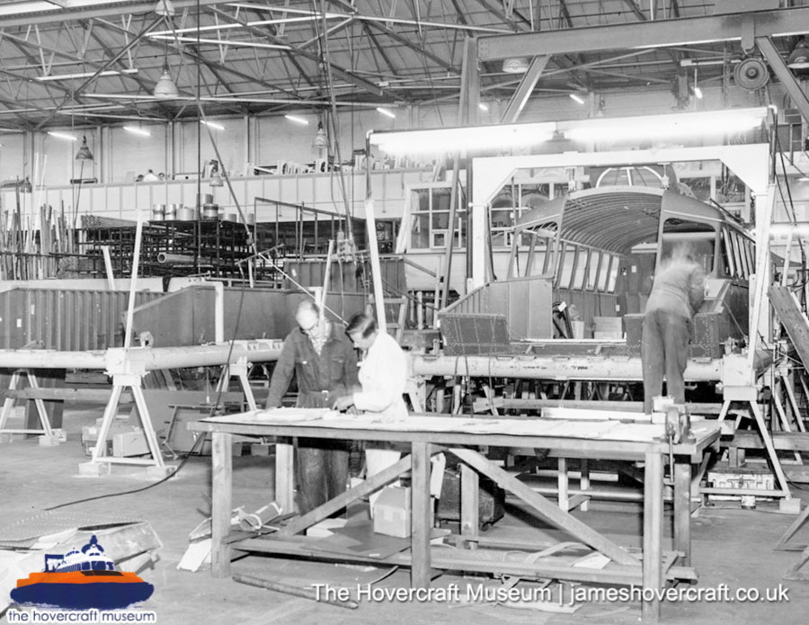 SRN6 close-up details - Factory (credit: The Hovercraft Museum Trust).